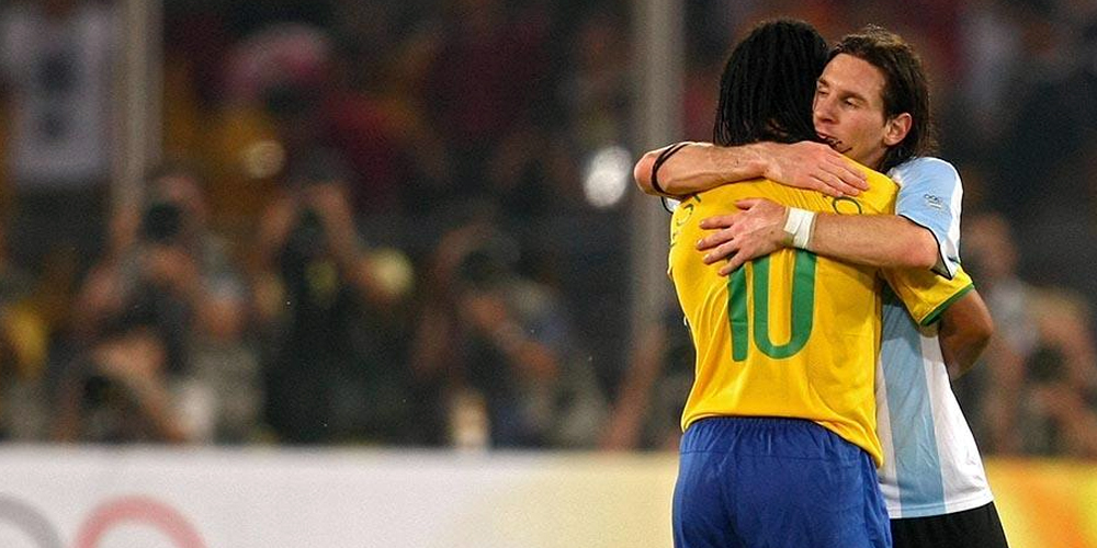 La emotiva carta de despedida de Lionel Messi a Ronaldinho